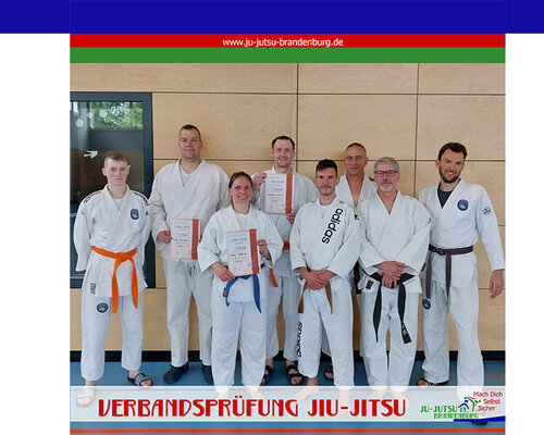 Verbandsprüfung Jiu-Jitsu - alle haben bestanden