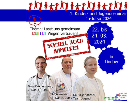 Schnell noch anmelden zum 1. Kinder- und Jugendseminar 2024